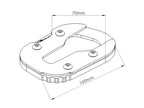 Puig Kickstand Extension Pad In Black for BMW F900 R (20-24)