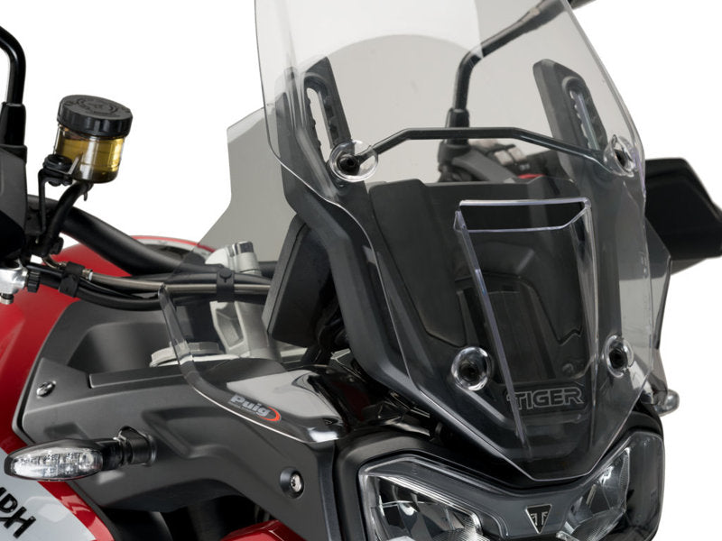 Puig Upper Wind Deflectors In Light Smoke for Triumph Tiger Sport 850 (20-23)