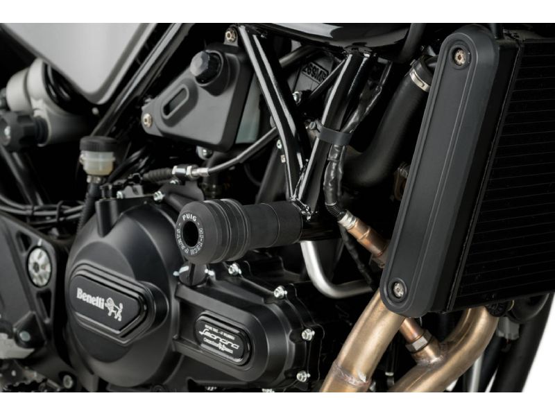 Puig Vintage 2.0 Frame Sliders for Benelli Leoncino 500 Trail (16-24)