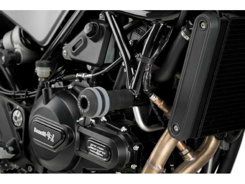 Puig Vintage 2.0 Frame Sliders for Benelli Leoncino 500 Trail (16-25)