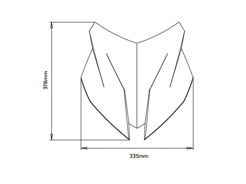 Puig Sport Screen In Clear for BMW F900 XR (20-25)