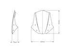 Puig New Generation Sport Screen In Clear for Triumph Speed Triple 660 S (20-22)