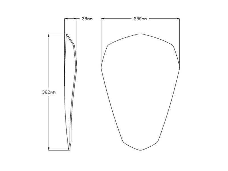 Puig Sport Screen In Clear for Yamaha Tracer 7 (21-25)