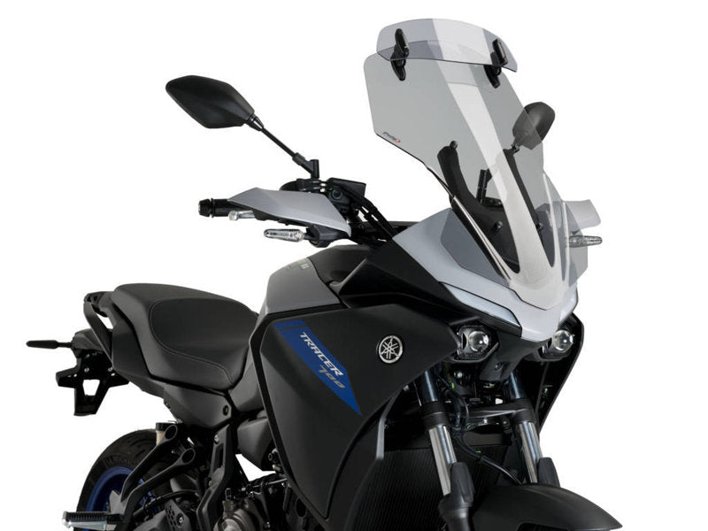 Puig Touring Screen With Extender In Light Smoke for Yamaha Tracer 7 GT (21-25)