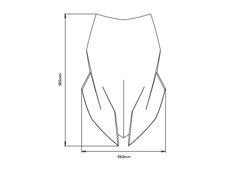 Puig Touring Screen In Clear for BMW S1000 XR (20-25)
