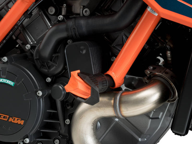 Puig R19 Frame Sliders In Black for KTM 1290 Super Duke RR (22-24)