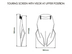 Puig Touring Screen With Extender In Light Smoke for BMW S1000 XR (20-25)