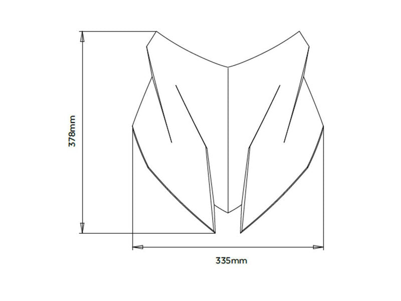 Puig Sport Screen In Clear for BMW M1000 XR (24-25)
