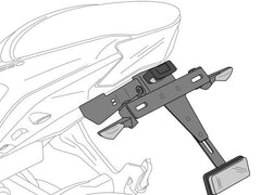 Puig Tail Tidy In Black for Kawasaki Z H2 (20-24)