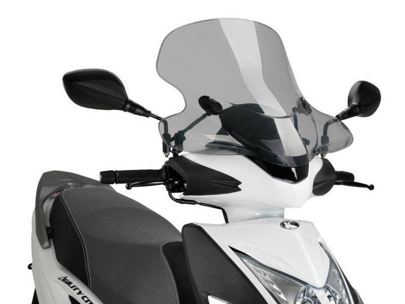 Puig City Touring Screen In Light Smoke for Kymco Agility City 125 (20-23)