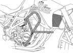 Puig Engine Guard In Black for Honda X-ADV (21-25)