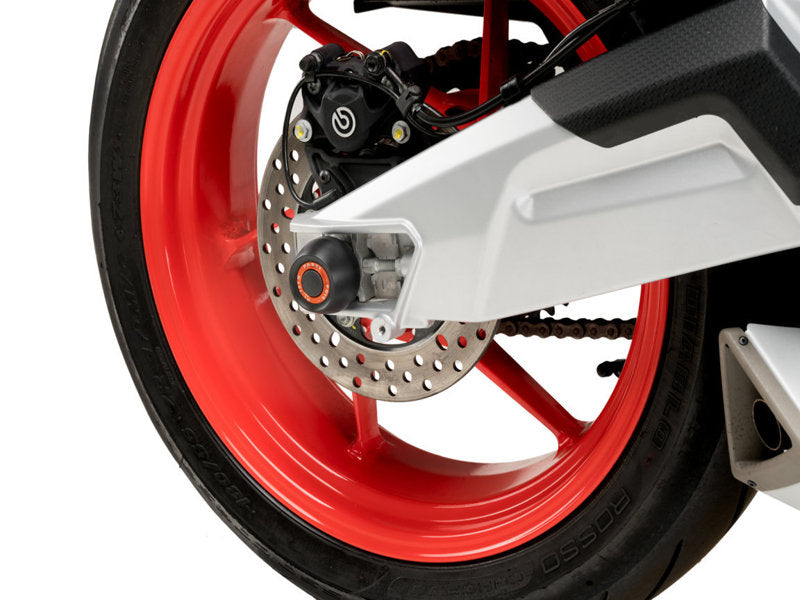 Puig Swing Arm Protector In Black for Aprilia Tuono 660 Factory (22-25)