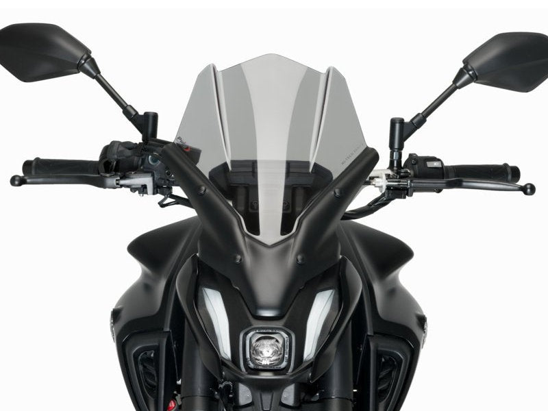 Puig New Generation Touring Screen In Clear for Yamaha MT-07 Pure (23-24)