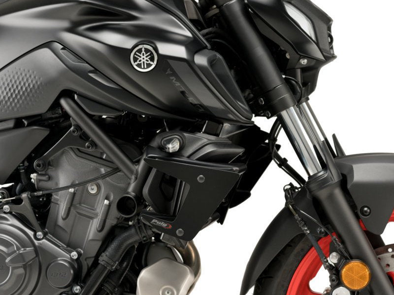 Puig Naked Downforce Spoilers In Black for Yamaha MT-07 (21-24)