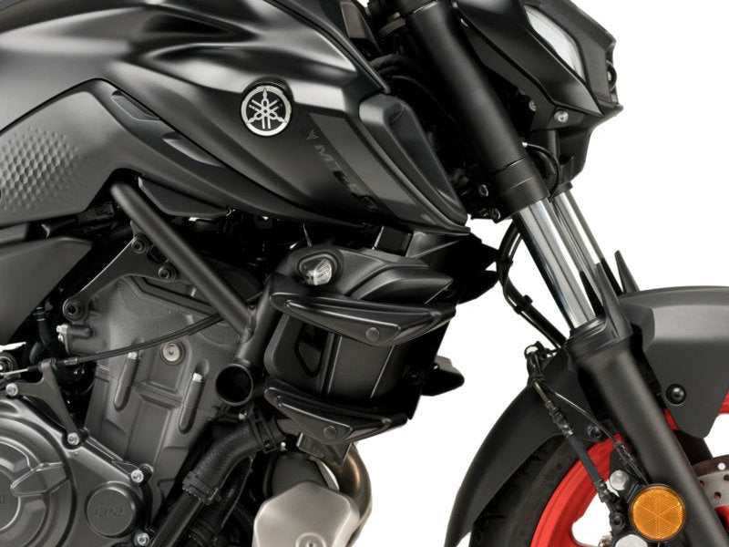 Puig Naked Downforce Spoilers In Black for Yamaha MT-07 (21-24)