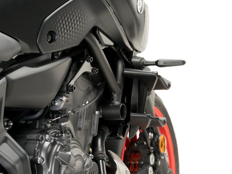 Puig Naked Downforce Spoilers In Black for Yamaha MT-07 (21-24)