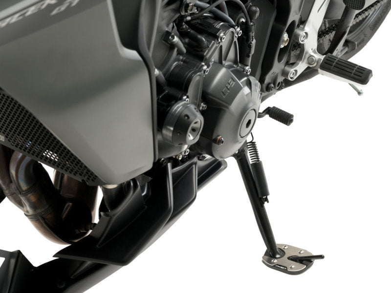 Puig Kickstand Extension Pad In Black for Yamaha XSR 900 (22-25)
