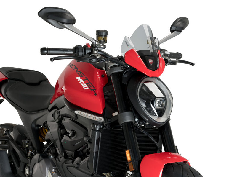 Puig Sport Screen In Clear for Ducati Monster 937 Plus (21-25)