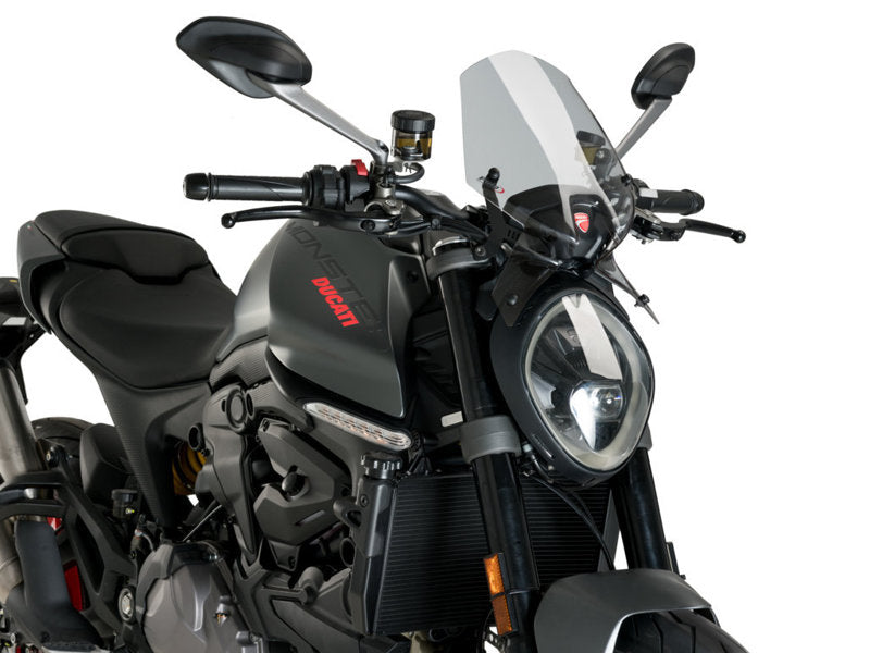Puig New Generation Sport Screen In Clear for Ducati Monster 937 (21-25)