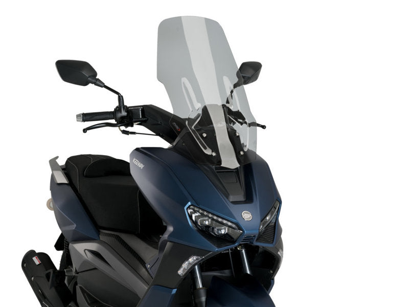 Puig V-Tech Line Touring Screen In Clear for Keeway VIESTE EXT 125 4T (21-23)