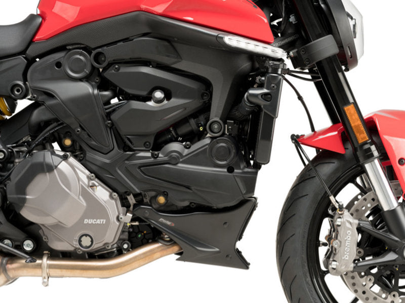 Puig Belly Pan In Matt Black for Ducati Monster 937 SP (23-25)