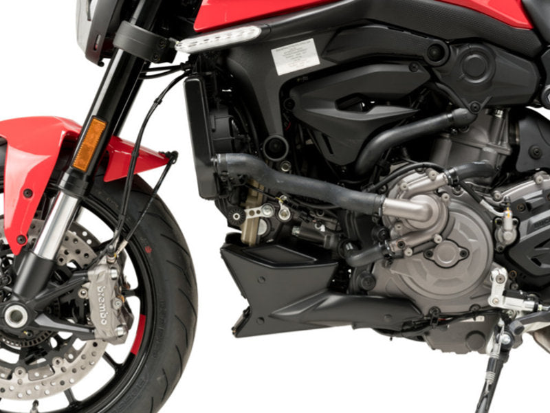 Puig Belly Pan In Matt Black for Ducati Monster 937 Plus (21-25)