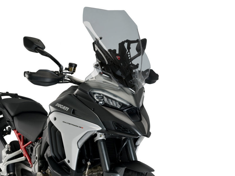 Puig Touring Screen In Clear for Ducati Multistrada 1200 V4 Pikes Peak (21-25)