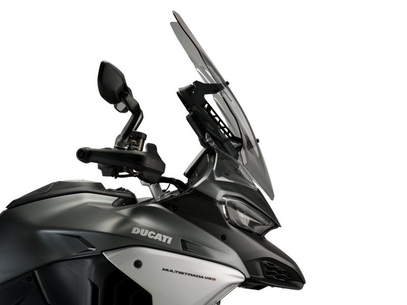 Puig Touring Screen In Clear for Ducati Multistrada 1200 V4 Pikes Peak (21-25)