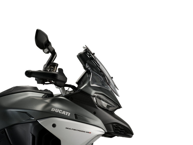 Puig Sport Screen In Clear for Ducati Multistrada 1200 V4 Pikes Peak (21-25)