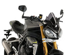 Puig New Generation Sport Screen In Clear for Triumph Speed Triple 1200 RS (21-25)
