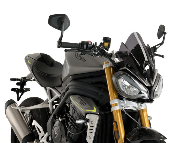 Puig New Generation Sport Screen In Clear for Triumph Speed Triple 1200 RS (21-25)