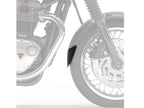 Puig Front Mudguard Extender In Black for Triumph Thruxton 1200 (16-19)