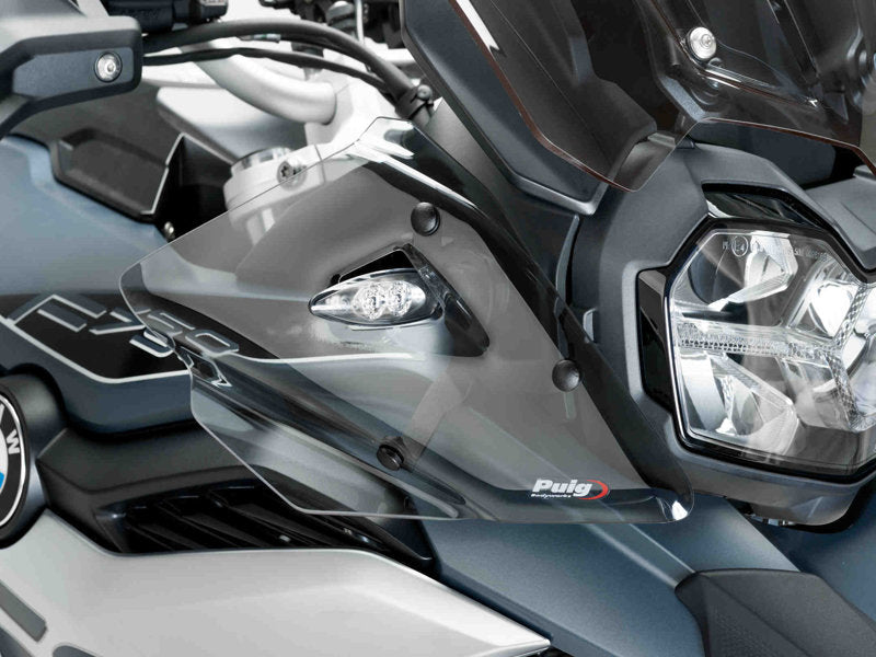 Puig Upper Wind Deflectors In Clear for BMW F750 GS (18-24)