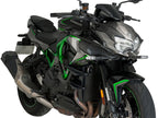 Puig GP Front Downforce Spoilers In Black for Kawasaki Z H2 SE (21-25)