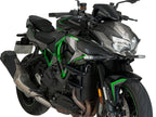 Puig GP Front Downforce Spoilers In Black for Kawasaki Z H2 SE (21-25)