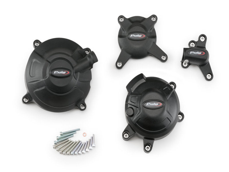 Puig Engine Cover In Black for Yamaha MT-09 (21-25)