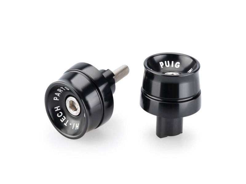 Puig Speed Bar Ends In Black for Kawasaki Ninja 7 Hybrid (24-25)