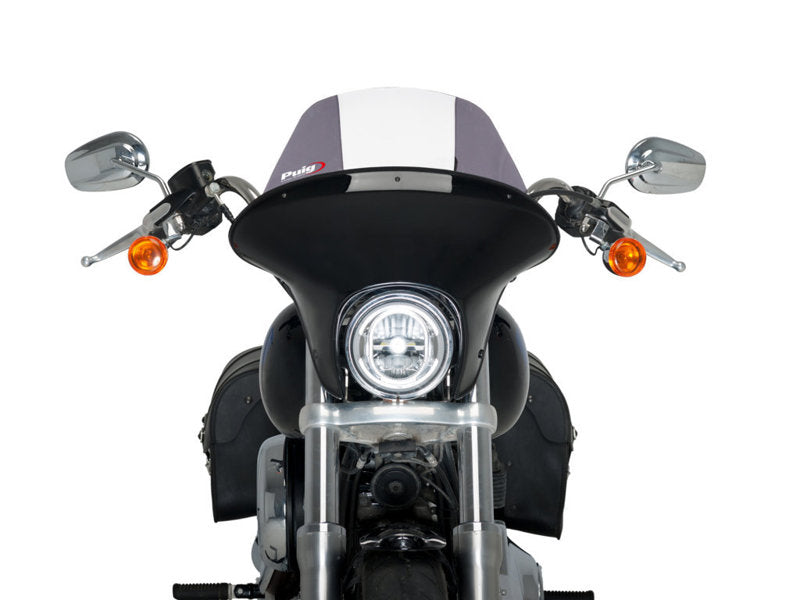 Puig Batwing Touring Screen In Clear for Harley Davidson Softail Low Rider FXLR (18-20)