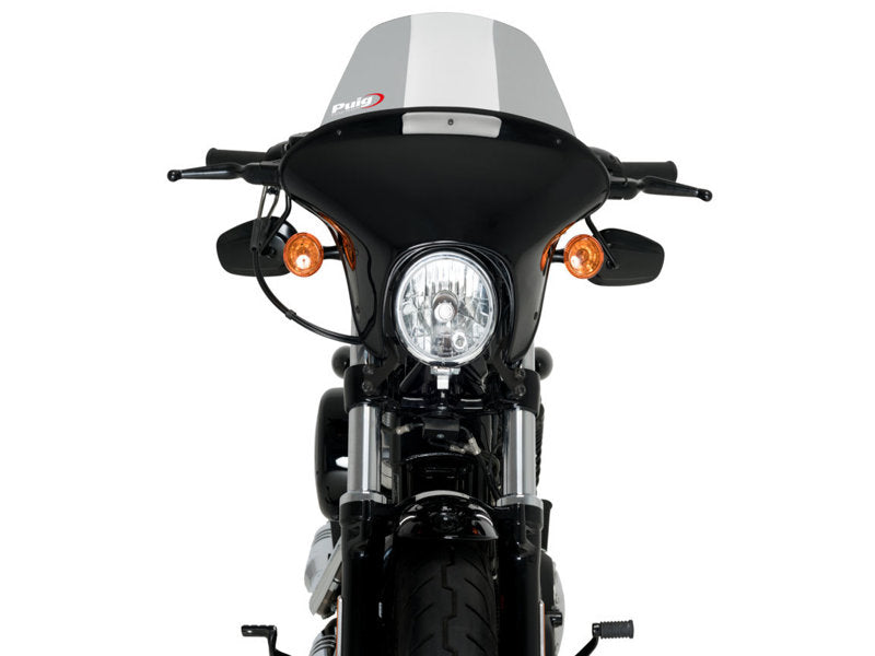 Puig Batwing Touring Screen In Clear for Harley Davidson Sportster Forty Eight XL1200X (15-20)