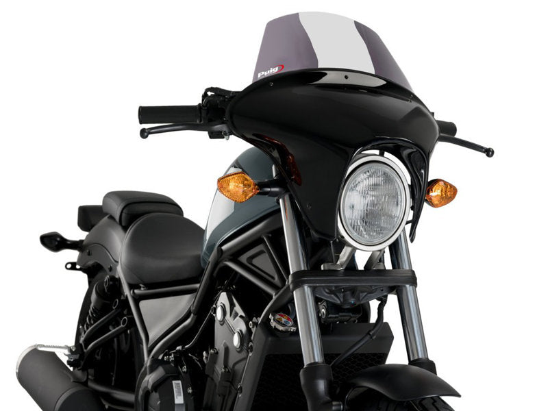 Puig Batwing Touring Screen In Clear for Honda CMX500 Rebel (17-19)
