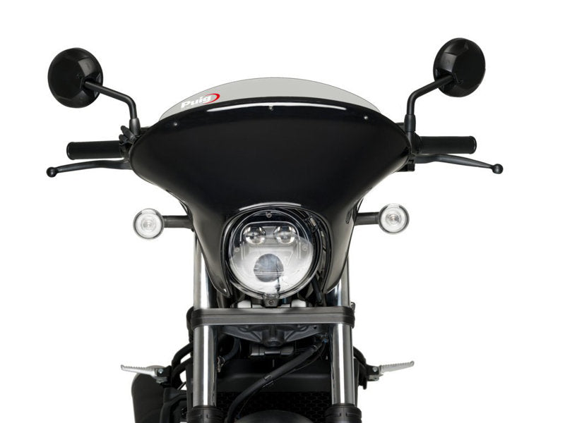 Puig Batwing Sport Screen In Clear for Honda CMX500 Rebel SE (20-25)