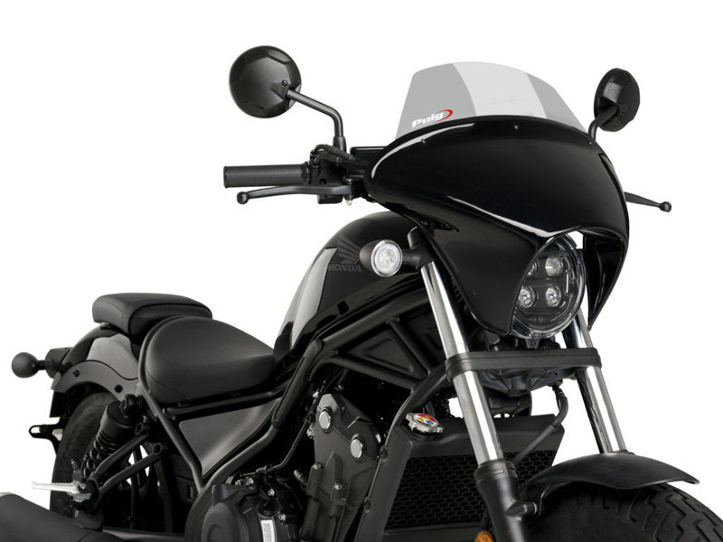 Puig Batwing Touring Screen In Clear for Honda CMX500 Rebel SE (20-25)