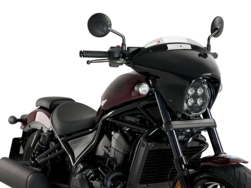 Puig Batwing Sport Screen In Clear for Honda CMX1100 Rebel DCT (21-25)