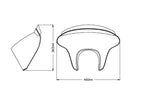 Puig Batwing Sport Screen In Clear for Honda CMX1100 Rebel DCT (21-25)
