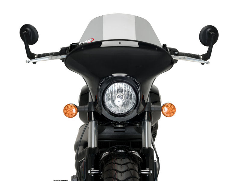 Puig Batwing Touring Screen In Clear for Indian Scout Bobber (18-25)