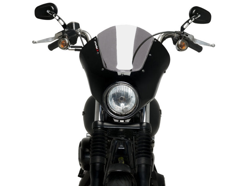 Puig Dark Night Screen In Light Smoke for Harley Davidson Dyna Street Bob FXDB (06-17)