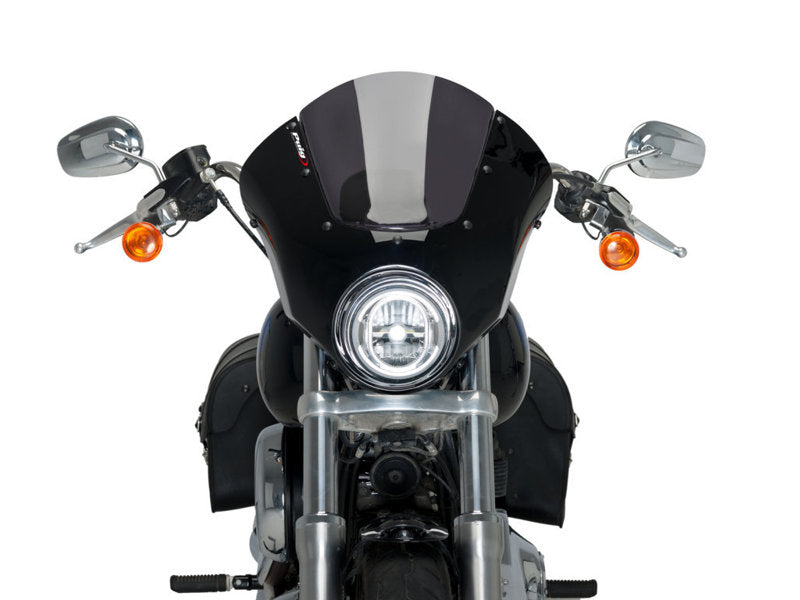 Puig Dark Night Screen In Light Smoke for Harley Davidson Softail Low Rider FXLR (18-20)