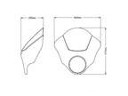 Puig Dark Night Screen In Light Smoke for Harley Davidson Softail Low Rider FXLR (18-20)