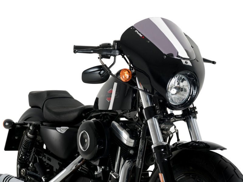 Puig Dark Night Screen In Light Smoke for Harley Davidson Sportster Forty Eight XL1200X (15-20)