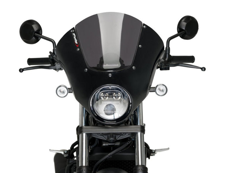 Puig Dark Night Screen In Light Smoke for Honda CMX500 Rebel SE (20-25)